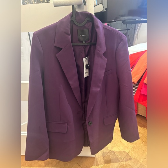 New purple plum Dynamite blazer and pants suits size small and 4 years pants! - Picture 5 of 7